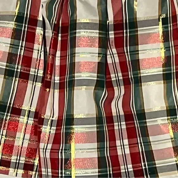 Kid's Bonnie Jean Plaid Holiday Party Dress - Picture 5 of 10